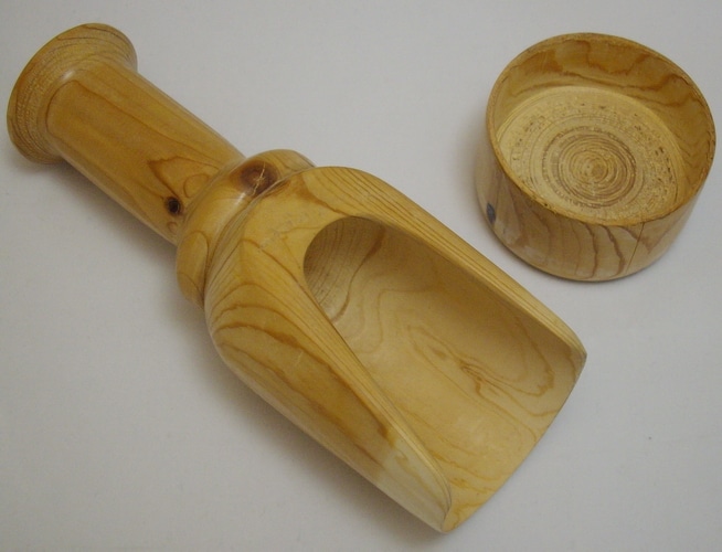 Scoop turned from Lodgepole Pine