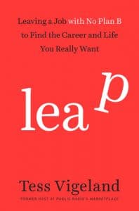 Book cover "Leap" by Tess Vigeland
