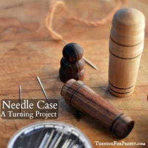 Wooden Sewing Needle Holder
