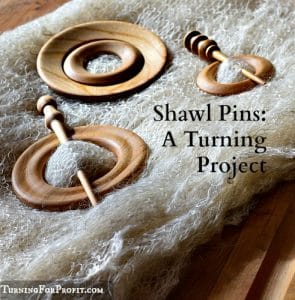 Interlocking Rings Shawl Pin