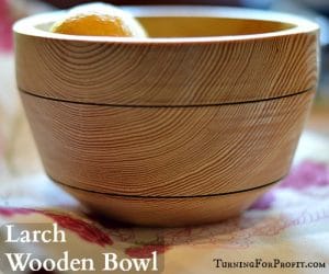 Wooden Bowl - Larch Title
