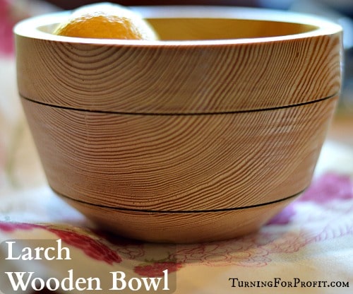 Wooden Bowl - Larch Title