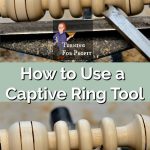 Baby rattle on the lathe using a captive ring tool
