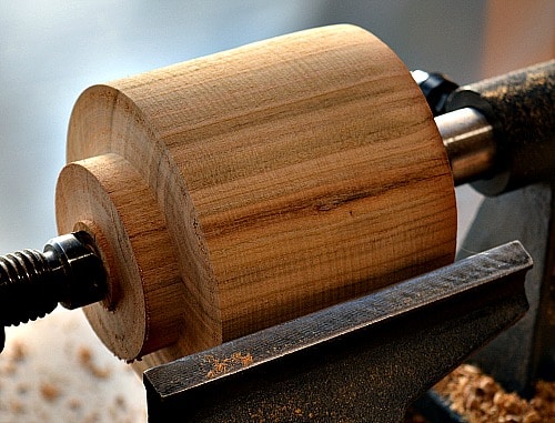 Jar Lid - This tenon is sized to fit in your multi-jawed chuck