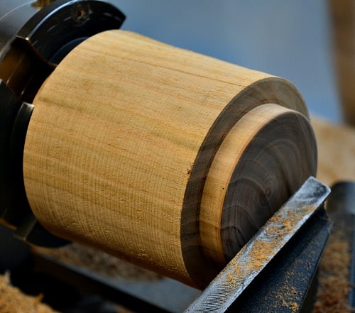 Jar Lid - Tenon is finished to the right size
