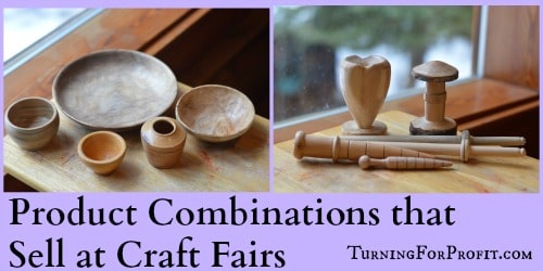 Product Combinations like bowls and garden turnings