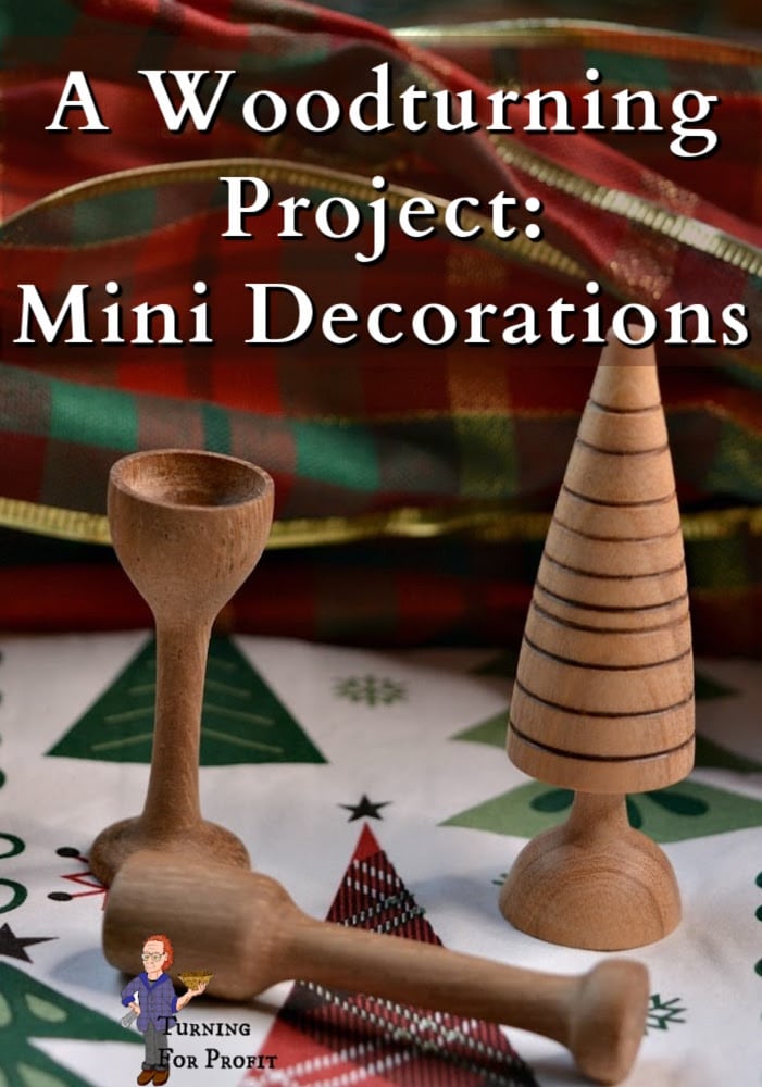 Miniature wooden Christmas ornaments