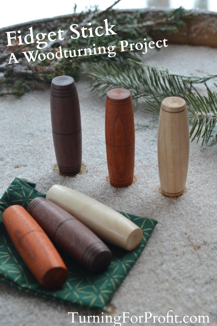 Fidget Stick - a woodturning project for kids of all ages