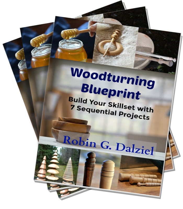 Woodturning Blueprint Print edition is available as a PDF, paperback book, and kindle version