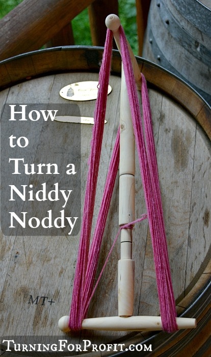 Finish Niddy Noddy with yarn.